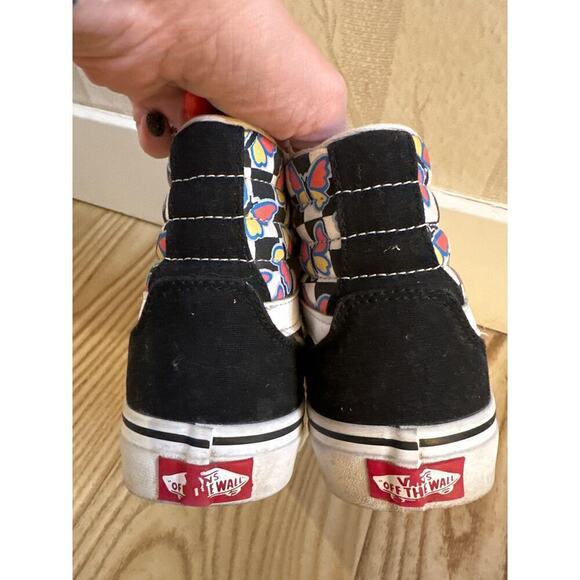 Vans Filmore Butterfly High Top, Checkerboard skate shoe, womens size 6 - Picture 3 of 7